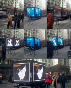 Batfleck Movie Digital Billboard Truck