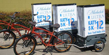 bike advertising trailer