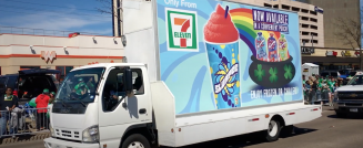 How A Mobile Billboard Truck Helped 7 Eleven Reach 150,000 People on St. Patrick’s Day