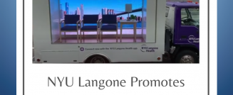 NYU Langone Promotes Their New App With Our Mobile Billboards