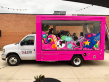 Symphony Talent Glass Wall Display Truck