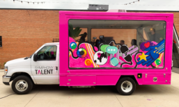 Symphony Talent Glass Wall Display Truck